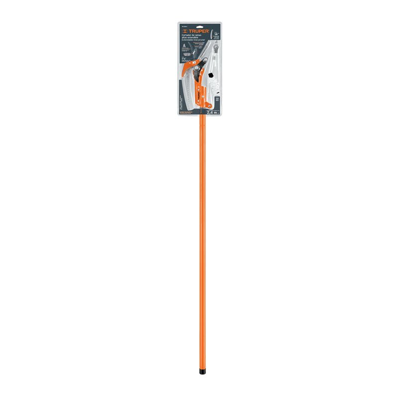 Cortador de ramas altas mango telescópico de 2.4 m aluminio, 18409 Truper TR 82M A - Tool Ferreterías / Ferretodo - Herramientas y material de construcción.