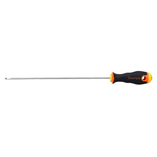 Desarmador cabinet de 1/8" x 8" mango Comfort Grip, 14027 Truper DG 1/8X8B - Tool Ferreterías / Ferretodo - Herramientas y material de construcción.