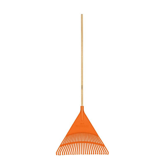 Escoba Plástica Para Jardín, Rígida, 26 Dientes, Mango 48" - Tool Ferreterías / Ferretodo - Herramientas y material de construcción.