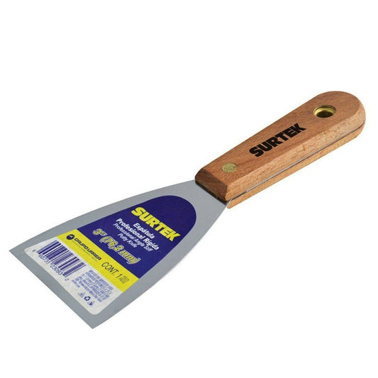 Espátula rígida con mango de madera de 2", 123082 Surtek - Tool Ferreterías / Ferretodo - Herramientas y material de construcción.