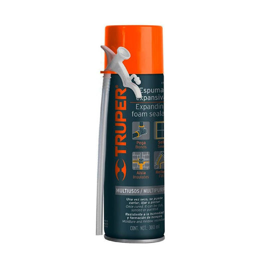 Espuma Expansiva De 300 Ml, Truper - Tool Ferreterías / Ferretodo - Herramientas y material de construcción.