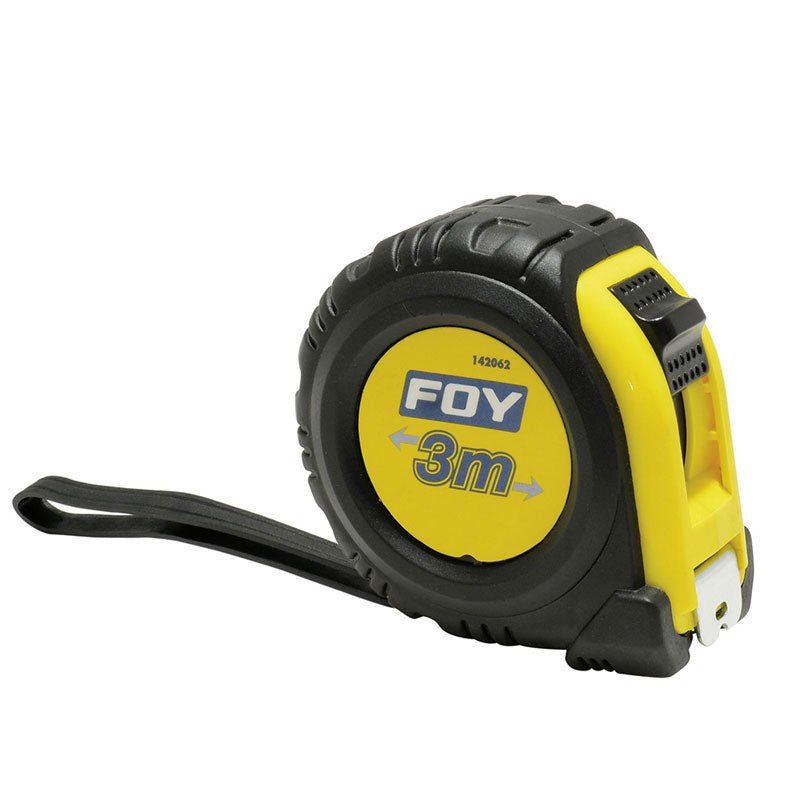 Flexómetro anti impacto de 3 m x 1/2?, 142062 Foy - Tool Ferreterías / Ferretodo - Herramientas y material de construcción.