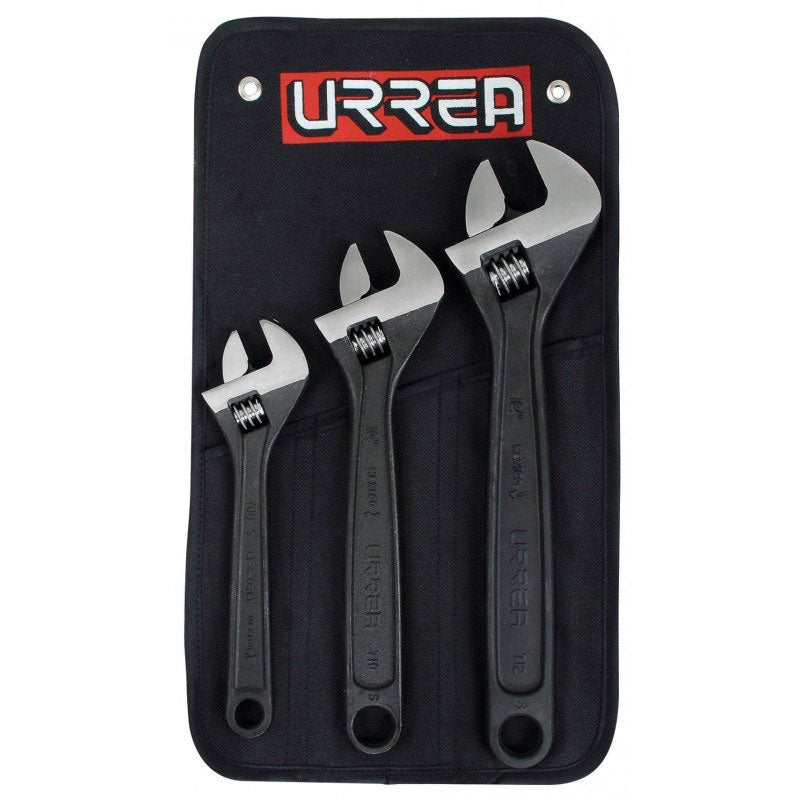 Juego de 3 llaves ajustable black, 795S Urrea - Tool Ferreterías / Ferretodo - Herramientas y material de construcción.