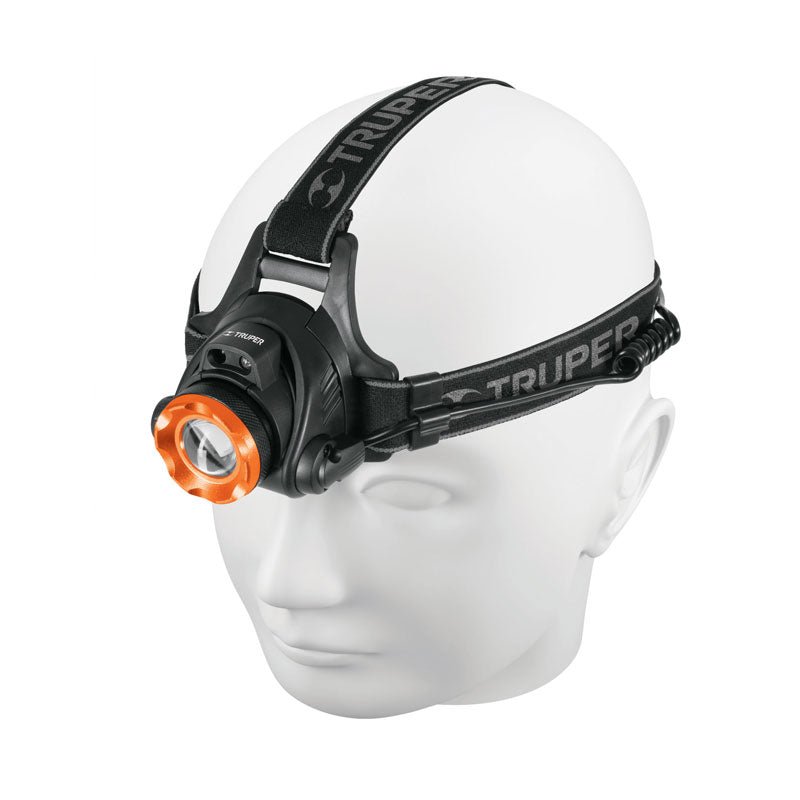 Linterna de minero 1 LED de 300 lm recargable, Truper - Tool Ferreterías / Ferretodo - Herramientas y material de construcción.