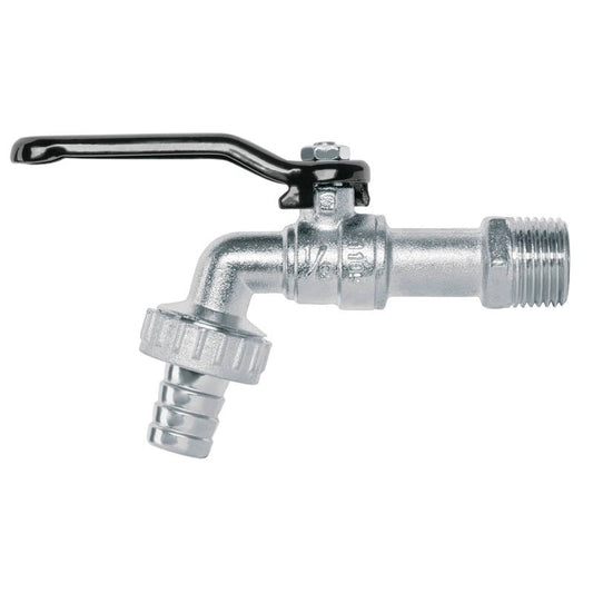 Llave de esfera de zinc con entrada de 1/2", 49079 Foset Basic LLE 110Z - Tool Ferreterías / Ferretodo - Herramientas y material de construcción.