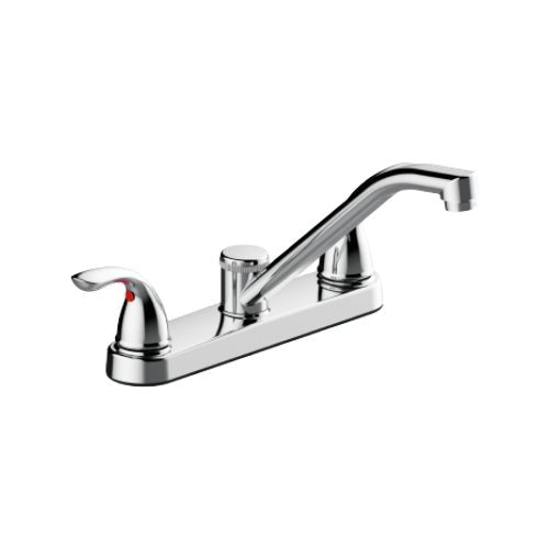 Llave Mezcladora De 8" Para Fregadero Cromada GF - D201 Coflex - Tool Ferreterías / Ferretodo - Herramientas y material de construcción.