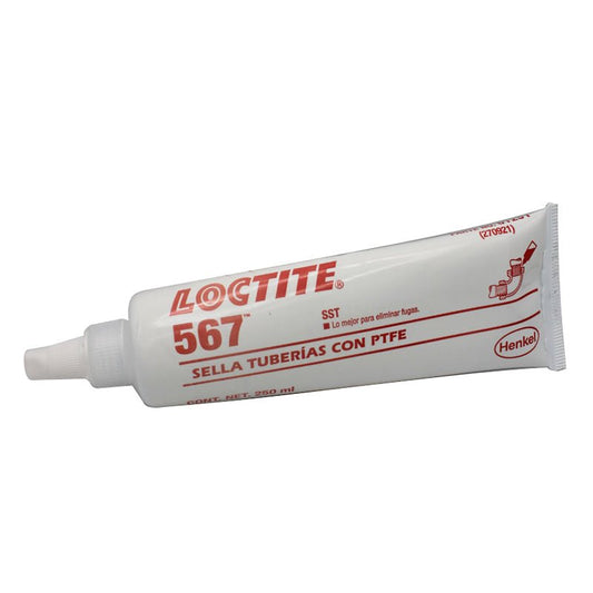 Loctite 567 Sellador De Roscas Para Altas Temperaturas De 250 Ml - Tool Ferreterías / Ferretodo - Herramientas y material de construcción.