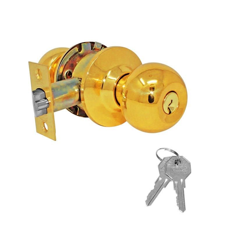 Perilla Phillips Gamma Entrada Latón Brillante Mx81124 - Tool Ferreterías / Ferretodo - Herramientas y material de construcción.