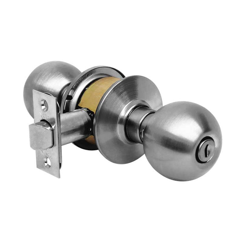 Perilla Yale Ball Baño Cromo Mate Mx80016 - Tool Ferreterías / Ferretodo - Herramientas y material de construcción.