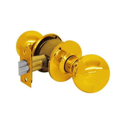 Perilla Yale Ball Entrada Latón Brillante Mx80051 - Tool Ferreterías / Ferretodo - Herramientas y material de construcción.