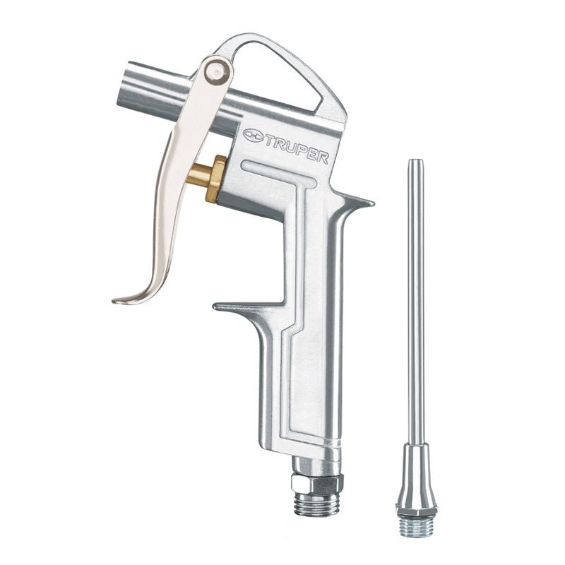 Pistola para sopletear con extensión de 4", 19235 Truper PISO695 - Tool Ferreterías / Ferretodo - Herramientas y material de construcción.