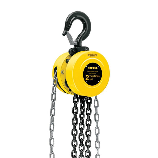 Polipasto de cadena de 2 toneladas, 27128 Pretul POL 2P - Tool Ferreterías / Ferretodo - Herramientas y material de construcción.
