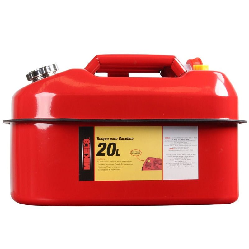 Tanque Gasolina 20Lt Tg 20 Mikels - Tool Ferreterías / Ferretodo - Herramientas y material de construcción.
