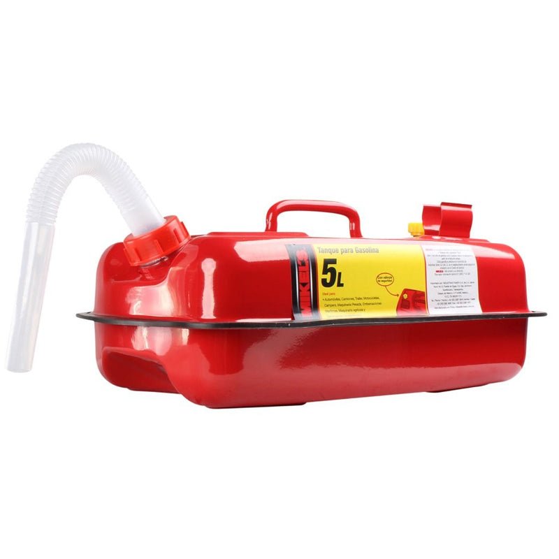 Tanque Metálico P/Gasolina 5 Lt Tg 5 Mikels - Tool Ferreterías / Ferretodo - Herramientas y material de construcción.