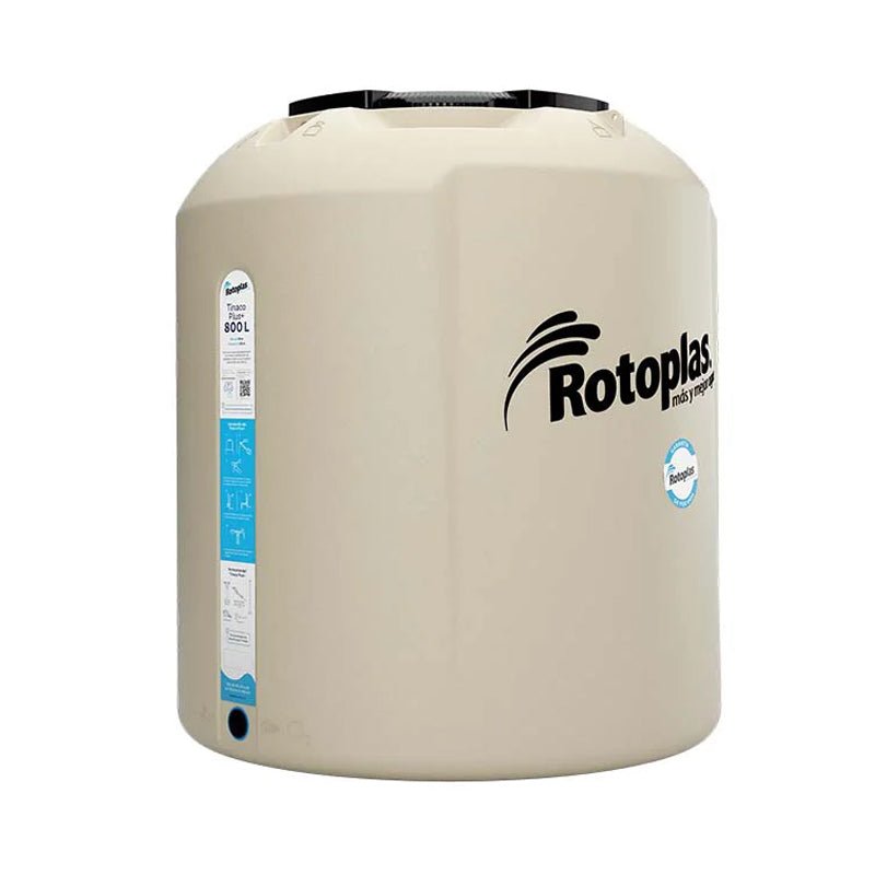 Tinaco Plus+ de 800 lts, color beige, con accesorios, 500471 Rotoplas - Tool Ferreterías / Ferretodo - Herramientas y material de construcción.