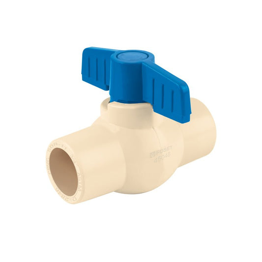 Válvula de esfera de CPVC 1", 45049, Foset - Tool Ferreterías / Ferretodo - Herramientas y material de construcción.
