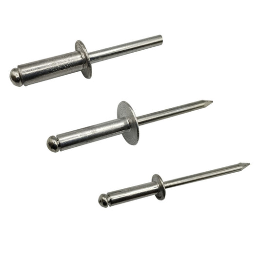 Remache Pop De Aluminio Ala Ancha Ca 66 De 3/16" X 1/2"
