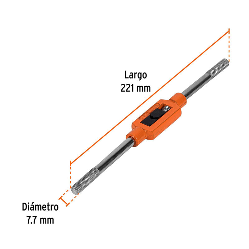 Maneral Tipo Garrote Para Machuelo 3/8", Truper