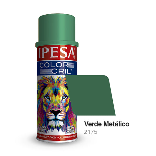 Pintura En Aerosol Color Verde Metálico