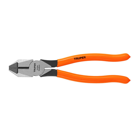 Pinza Para Electricista 8" Uso Rudo, Mango Pvc, Truper