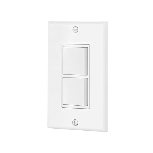 Placa Armada Con 2 Interruptores Sencillos Línea Classic Volteck