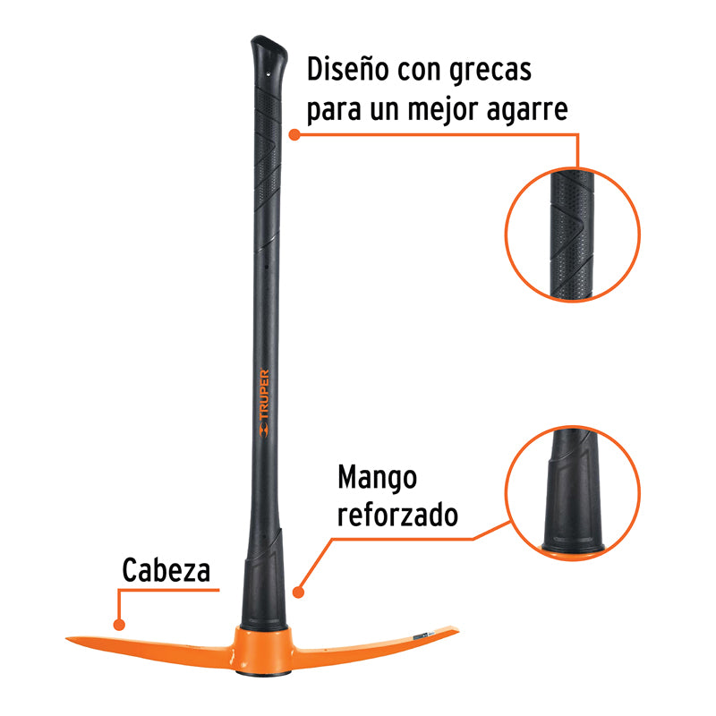 Zapapico De 6 Lb Con Mango De Fibra De Vidrio De 36", Zp6M Truper 102451