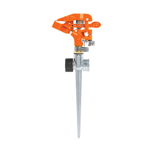 Aspersor Metálico Dos Vías, Estaca De 11", Truper