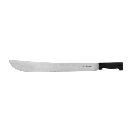 Machete Estándar 20" Cacha Negra Inyectada, Truper