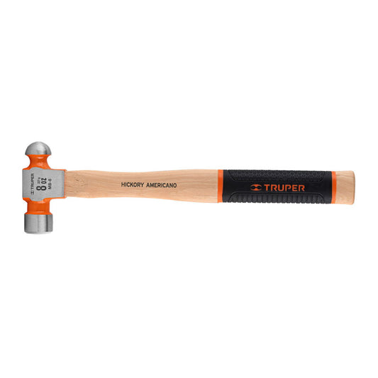 Martillo Pulido De Bola 8 Oz Mango Hickory, Truper Grip