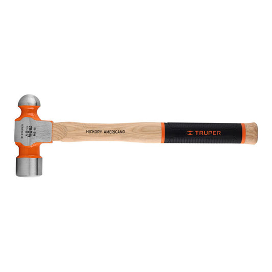 Martillo Pulido De Bola 48 Oz Mango Hickory, Truper Grip