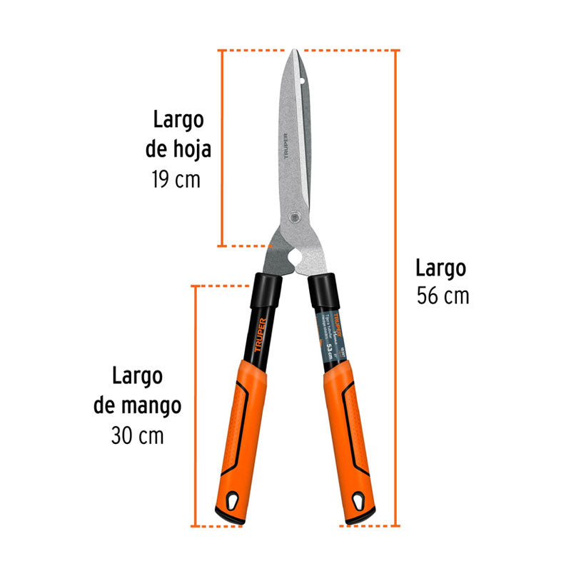 Tijera Para Poda 53 Cm Ligera Mangos Tubulares, Truper