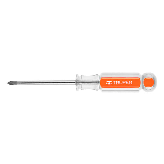 Desarmador De Cruz 3/16" X 3" Mango De Acetato, Truper