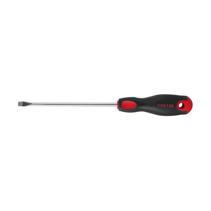 Desarmador Plano 1/4" X 6"Mango Comfort Grip, Pretul