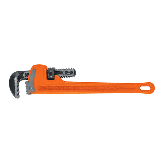 Llave Stilson 18" Cuerpo Robusto De Hierro Dúctil, Truper