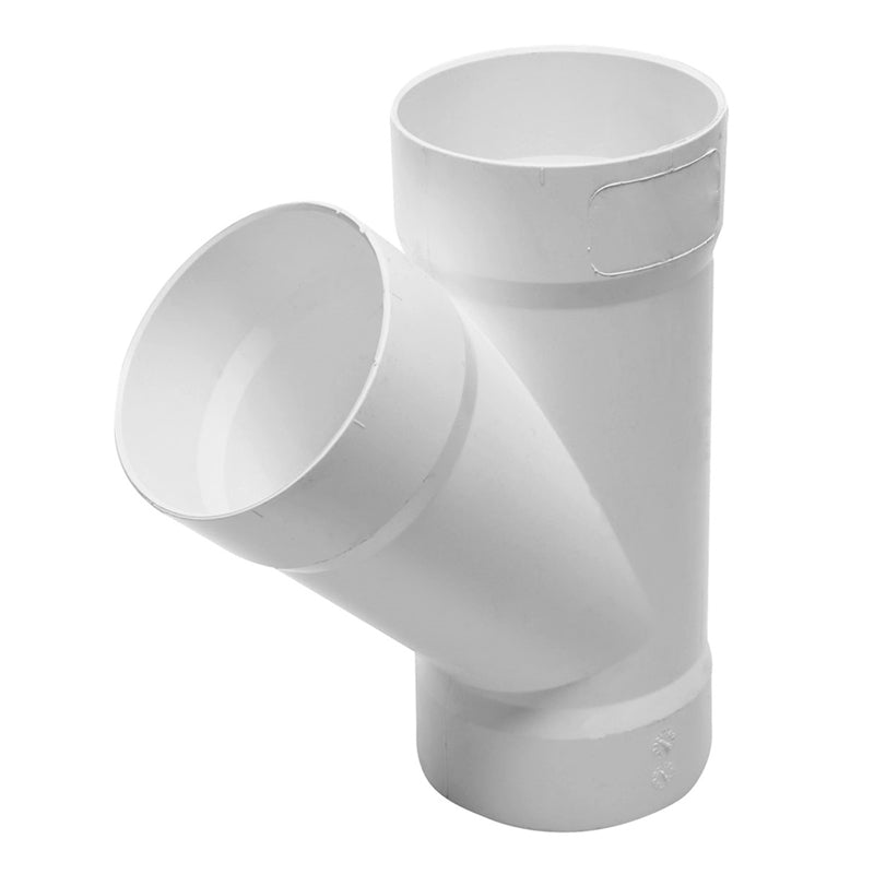 Yee Sencilla De 200 X 200 Mm De Pvc Para Sanitario