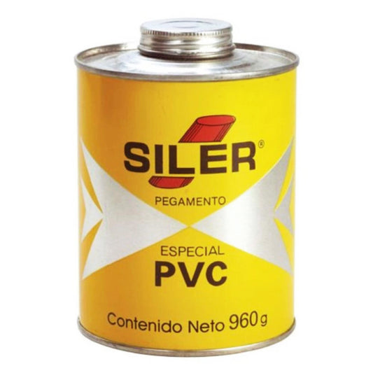 Pegamento Para Pvc Amarillo De 960 Gramos, Siler