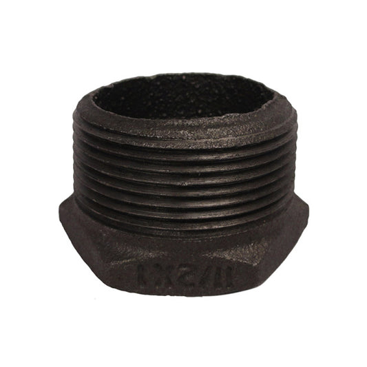 Reduccion Bushing 3/4" X 1/2" Negra Roscada