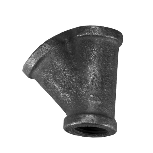 Y Griega 1.1/2" Negra Roscada