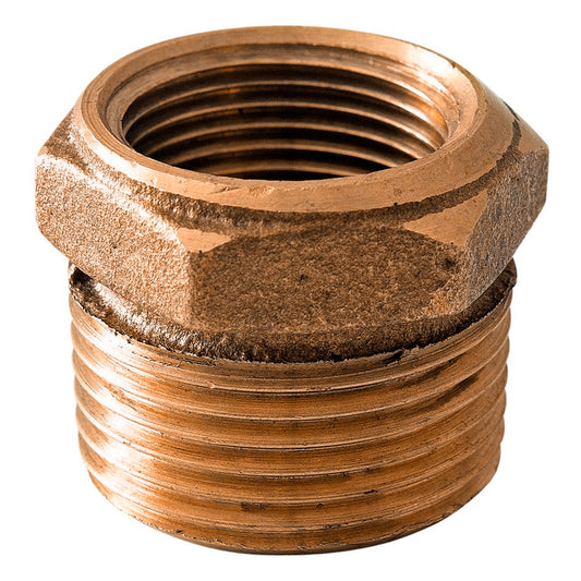 Reducción Bushing Bronce 1/4" X 1/8" Npt