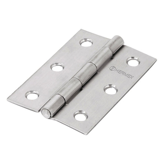Bisagra Rectangular 3" Acero Inoxidable, Hermex