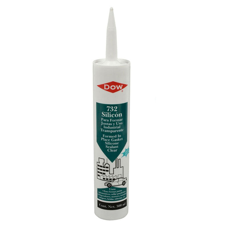 Silicon Dow Corning 732 Color Transparente Cartucho De 300 Ml