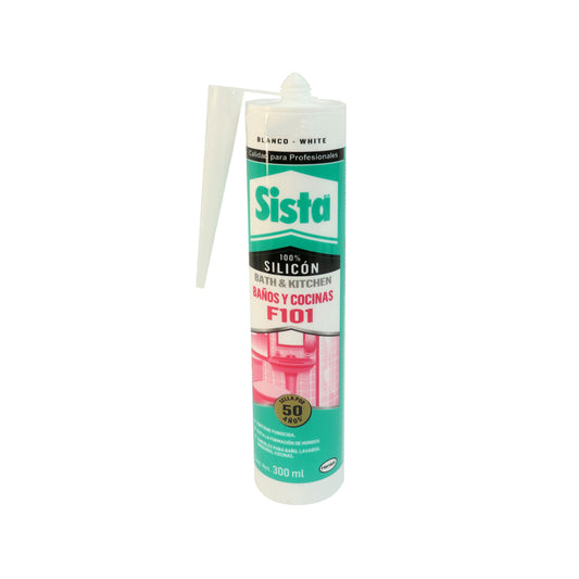 Silicon Sista F101 Baños Y Cocinas Blanco De 300 Ml 2698473