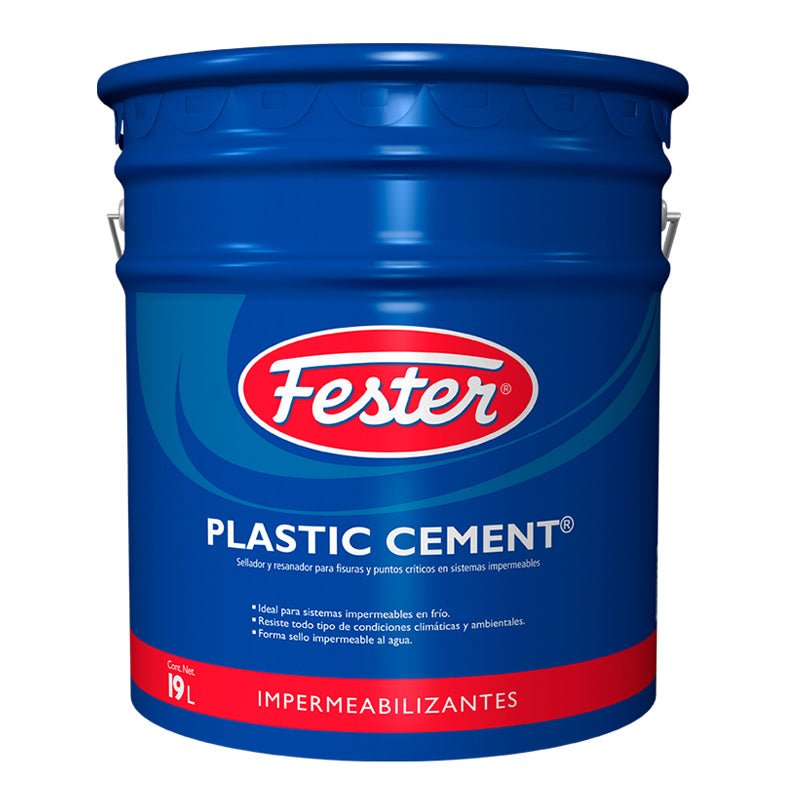 Fester Plastic Cement De 19 Litros - Tool Ferreterías / Ferretodo - Herramientas y material de construcción.