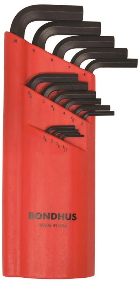 Juego De 15 Llaves Hexagonales Con Punta De Bola De 1.27 A 10 Mm Bondhus 10995 - Tool Ferreterías / Ferretodo - Herramientas y material de construcción.