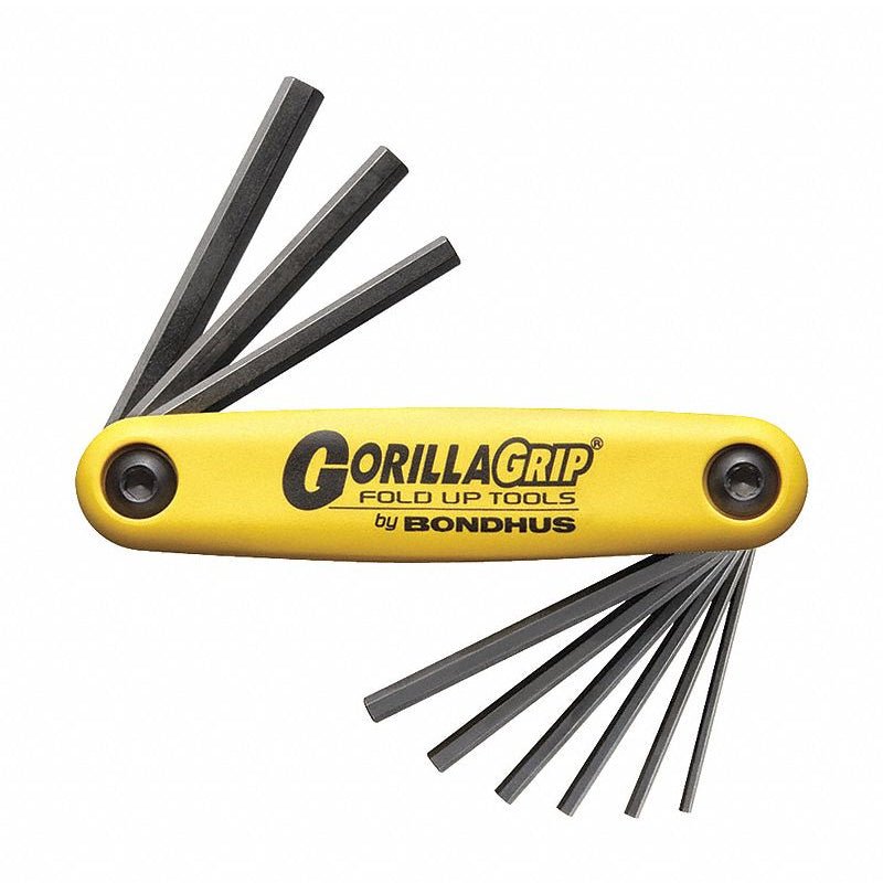 Juego Plegable De 9 Llaves Hexagonales, Bondhus Gorillagrip - Tool Ferreterías / Ferretodo - Herramientas y material de construcción.
