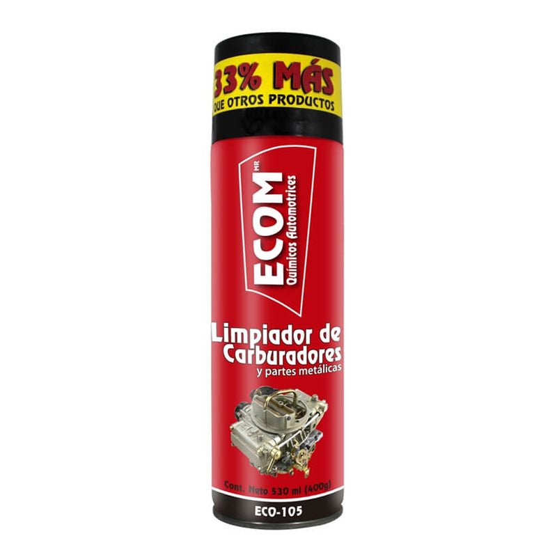Limpiador De Carburadores Y Partes Metálicas De 530 Ml, Eco105 Ecom - Tool Ferreterías / Ferretodo - Herramientas y material de construcción.