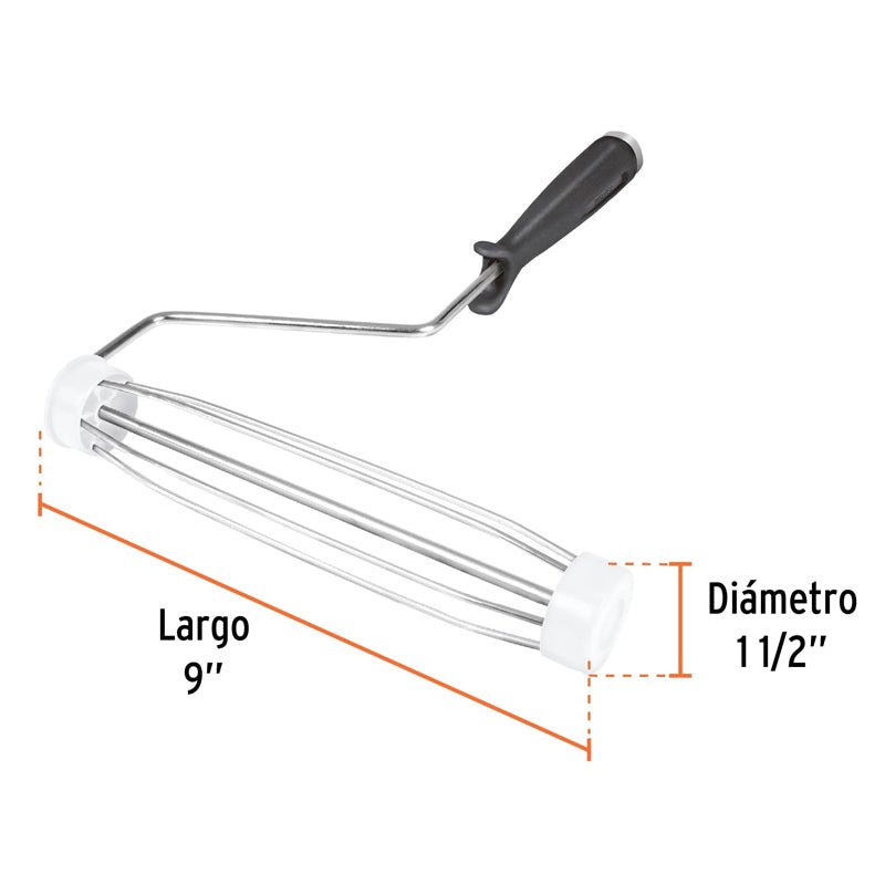 Maneral De 9" Con Jaula Para Rodillo, Maja9 Truper 19255 - Tool Ferreterías / Ferretodo - Herramientas y material de construcción.