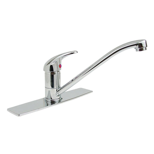 Mezcladora Monomando Para Fregadero Al Piso De Cromo, 7Mq Rugo - Tool Ferreterías / Ferretodo - Herramientas y material de construcción.