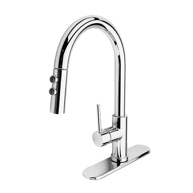 Monomando Para Fregadero De 8" Con Rociador Retráctil Cromado Gfm401 Coflex - Tool Ferreterías / Ferretodo - Herramientas y material de construcción.