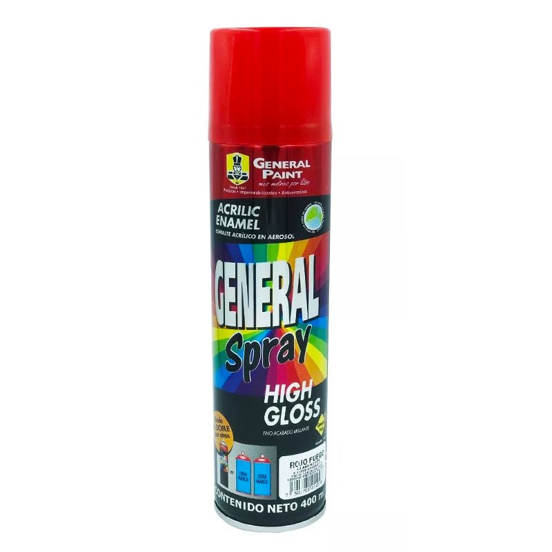 Pintura En Aerosol Rojo Fluorescente De 400 Ml - Tool Ferreterías / Ferretodo - Herramientas y material de construcción.